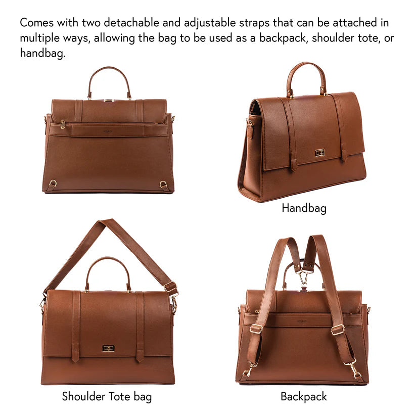 The Convertible Work Bag: Handbag, Backpack & Shoulder Tote