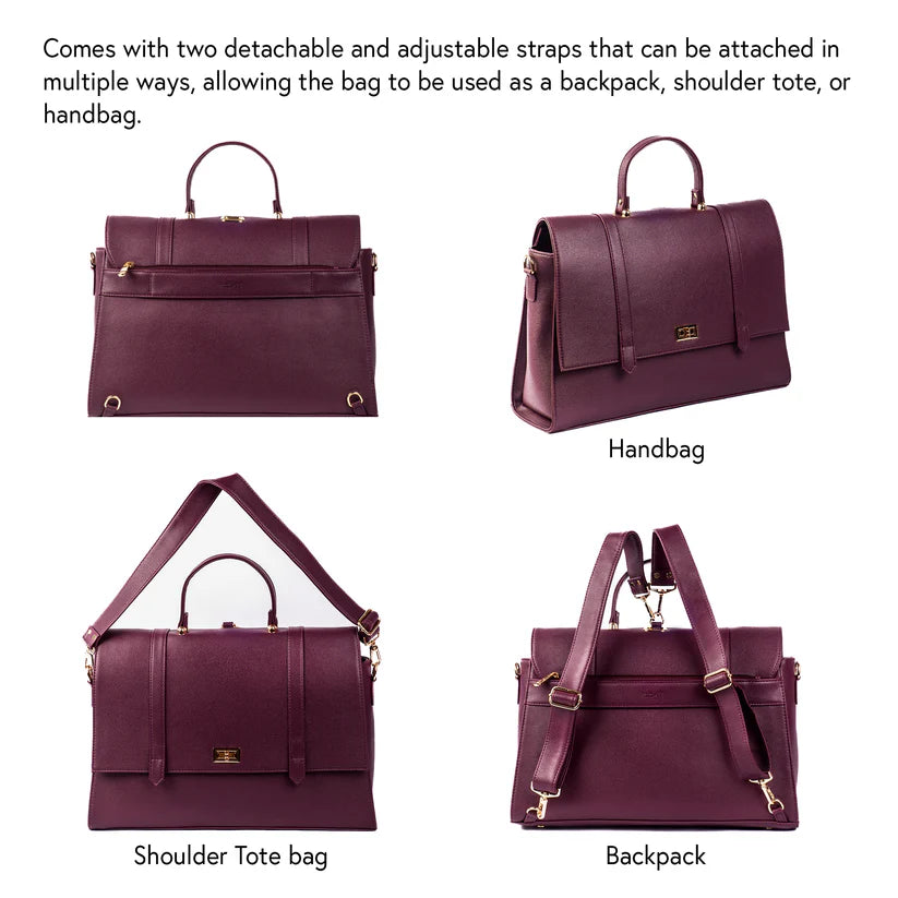 The Convertible Work Bag: Handbag, Backpack & Shoulder Tote