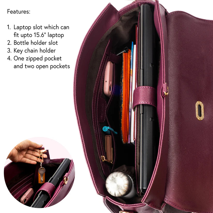 The Convertible Work Bag: Handbag, Backpack & Shoulder Tote