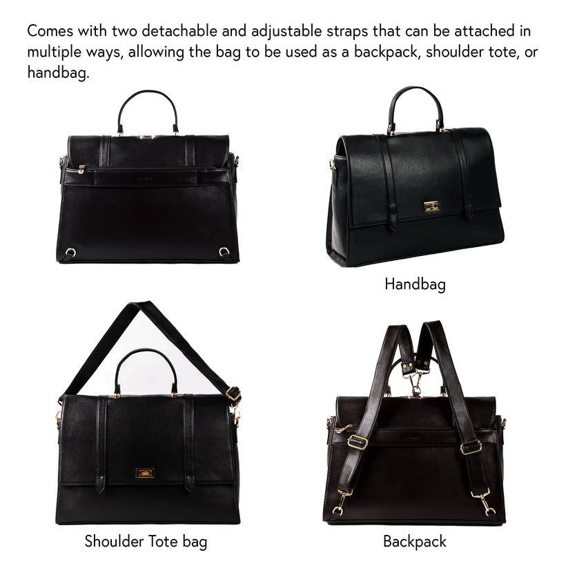 The Convertible Work Bag: Handbag, Backpack & Shoulder Tote