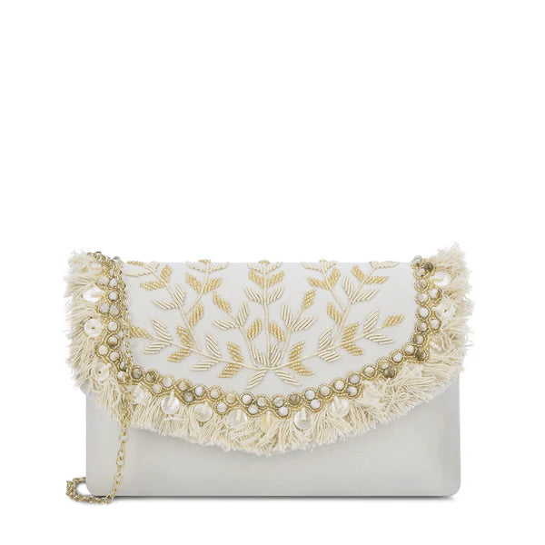 Irvine Medium Emb Envelop Clutch