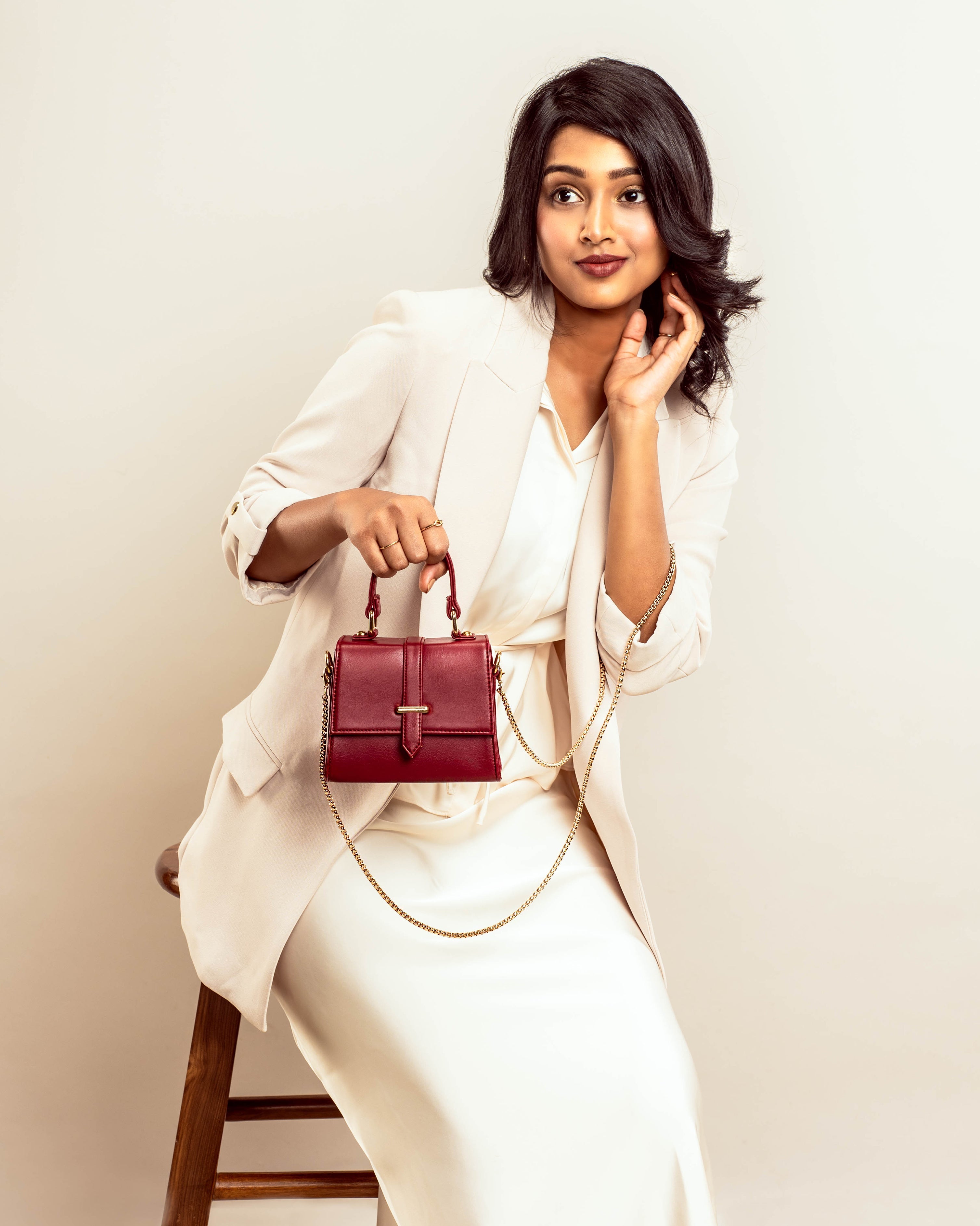 Emerald Elegance Mini Sling bag