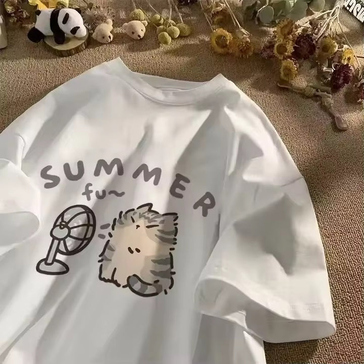 Cool Breeze Cat T-Shirt
