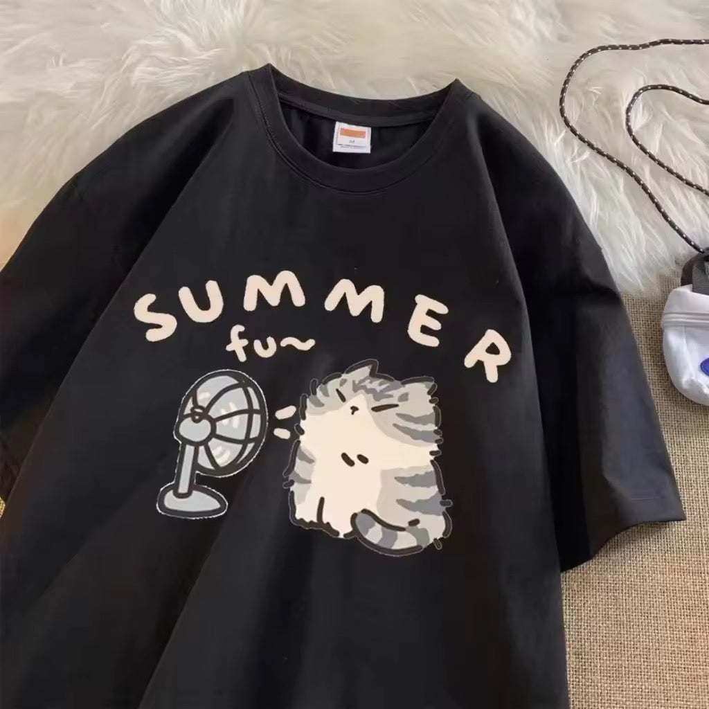 Cool Breeze Cat T-Shirt