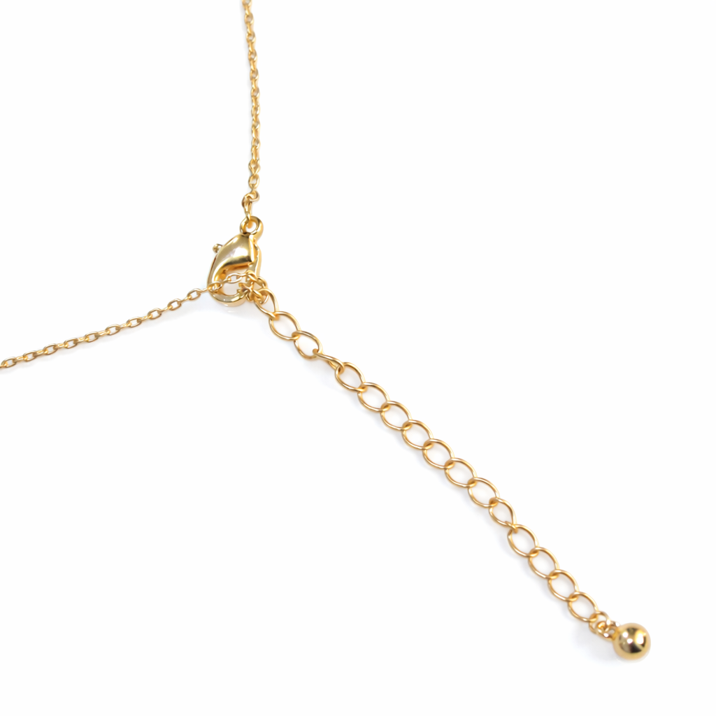 INFINITY LOVE GOLDEN CRYSTAL NECKLACE