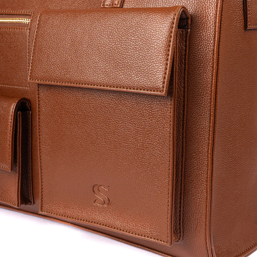 Mocha Elegance Maison Élan Tote bag for 16" laptop