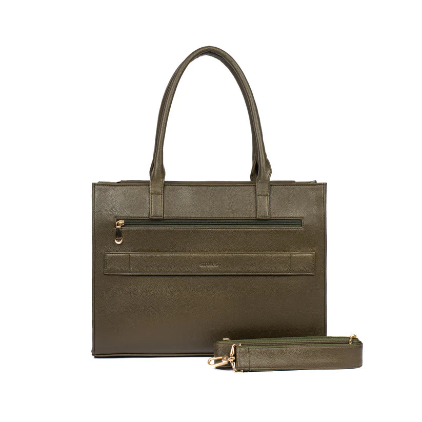 Mocha Elegance Maison Élan Tote bag for 16" laptop