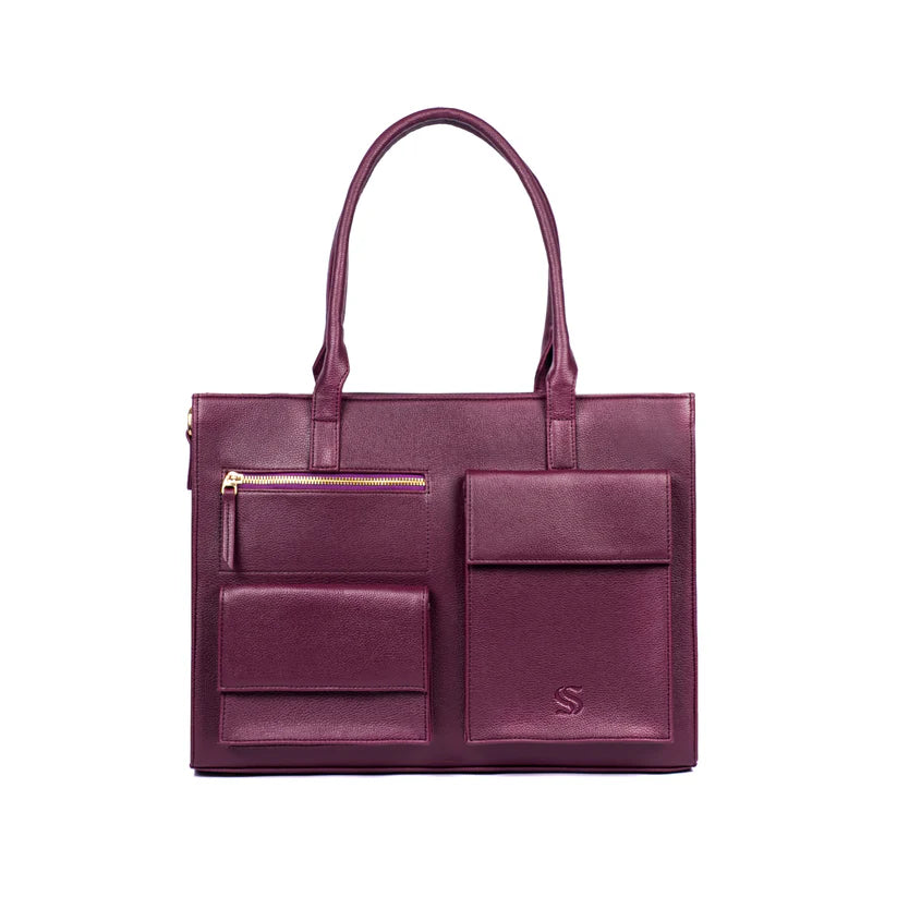 Mocha Elegance Maison Élan Tote bag for 16" laptop