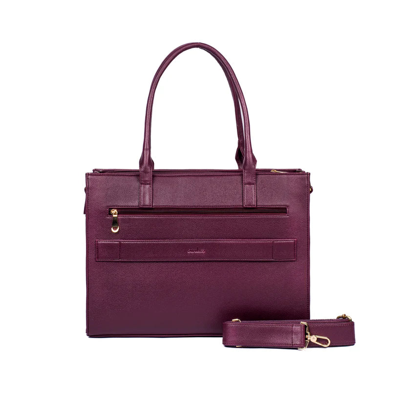 Mocha Elegance Maison Élan Tote bag for 16" laptop