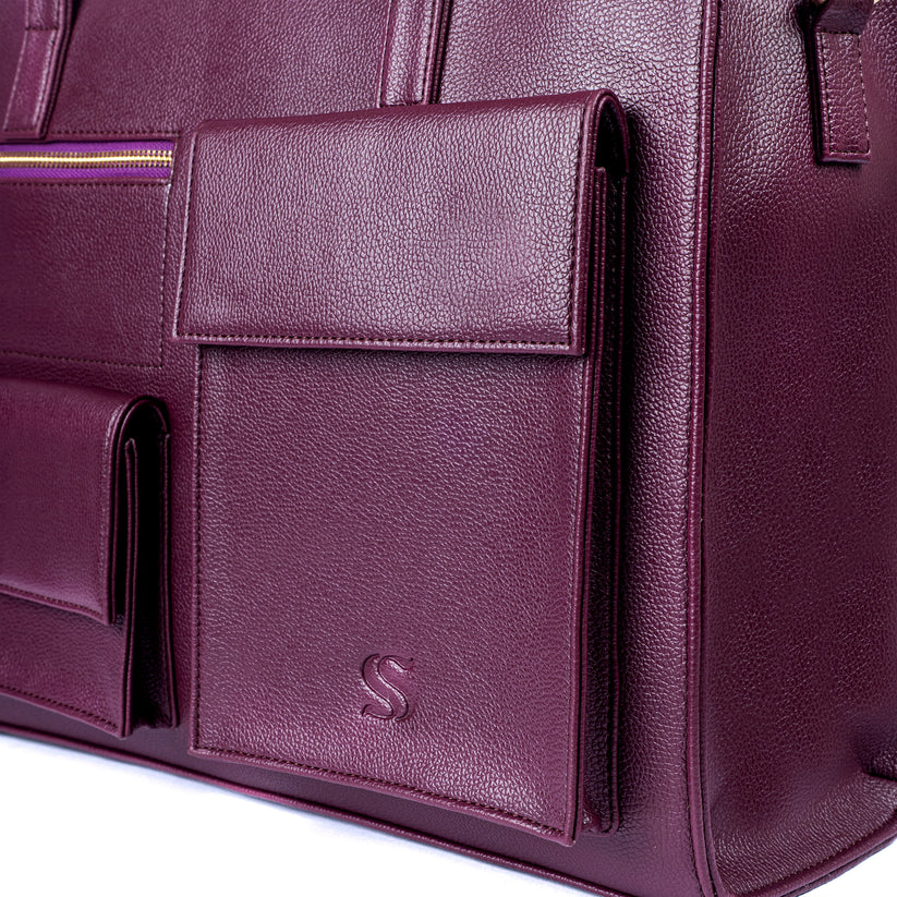 Mocha Elegance Maison Élan Tote bag for 16" laptop