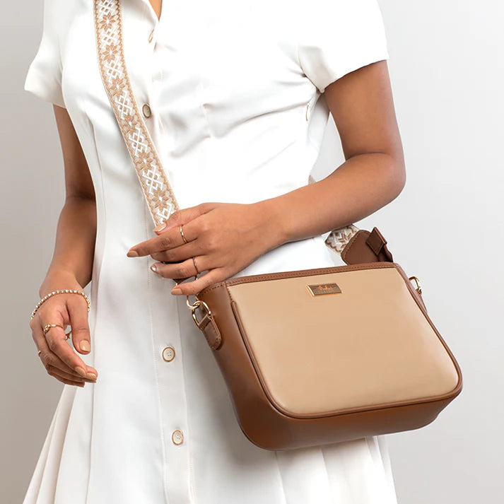 Ivory Lustre Sling bag