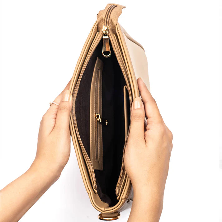 Ivory Lustre Sling bag