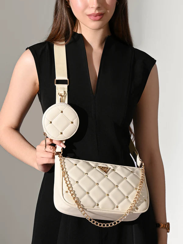 Stud Knox 2 Compartment Small Sling Bag